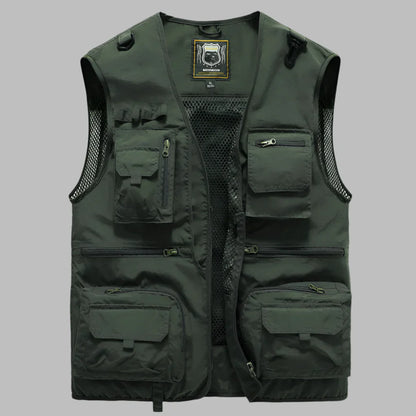 Men's Summer Vest Multi Pocket Cotton