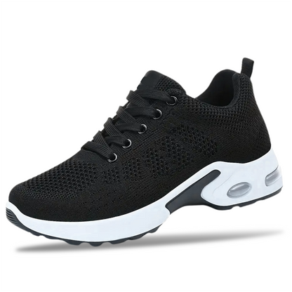 Women's Platform Mesh Running Shoes Breathable Lightweight Chunky Sports Sneakers