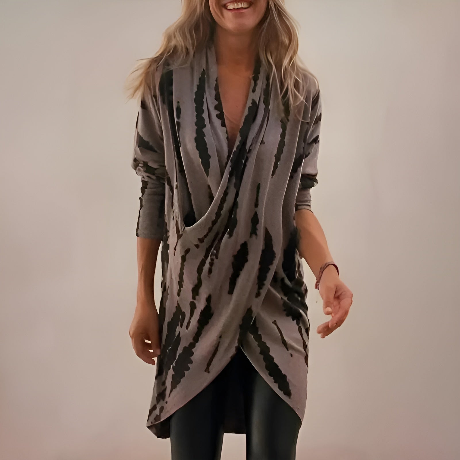 Women's V-Neck Tunic Comfortable - Fashinoza