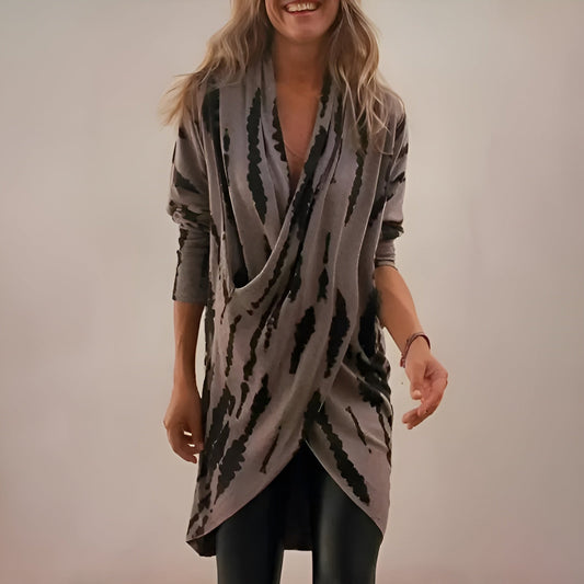 Women's V-Neck Tunic Comfortable - Fashinoza