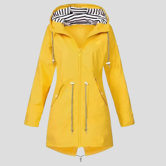 Women's Waterproof Hooded Parka Jacket - Fashinoza