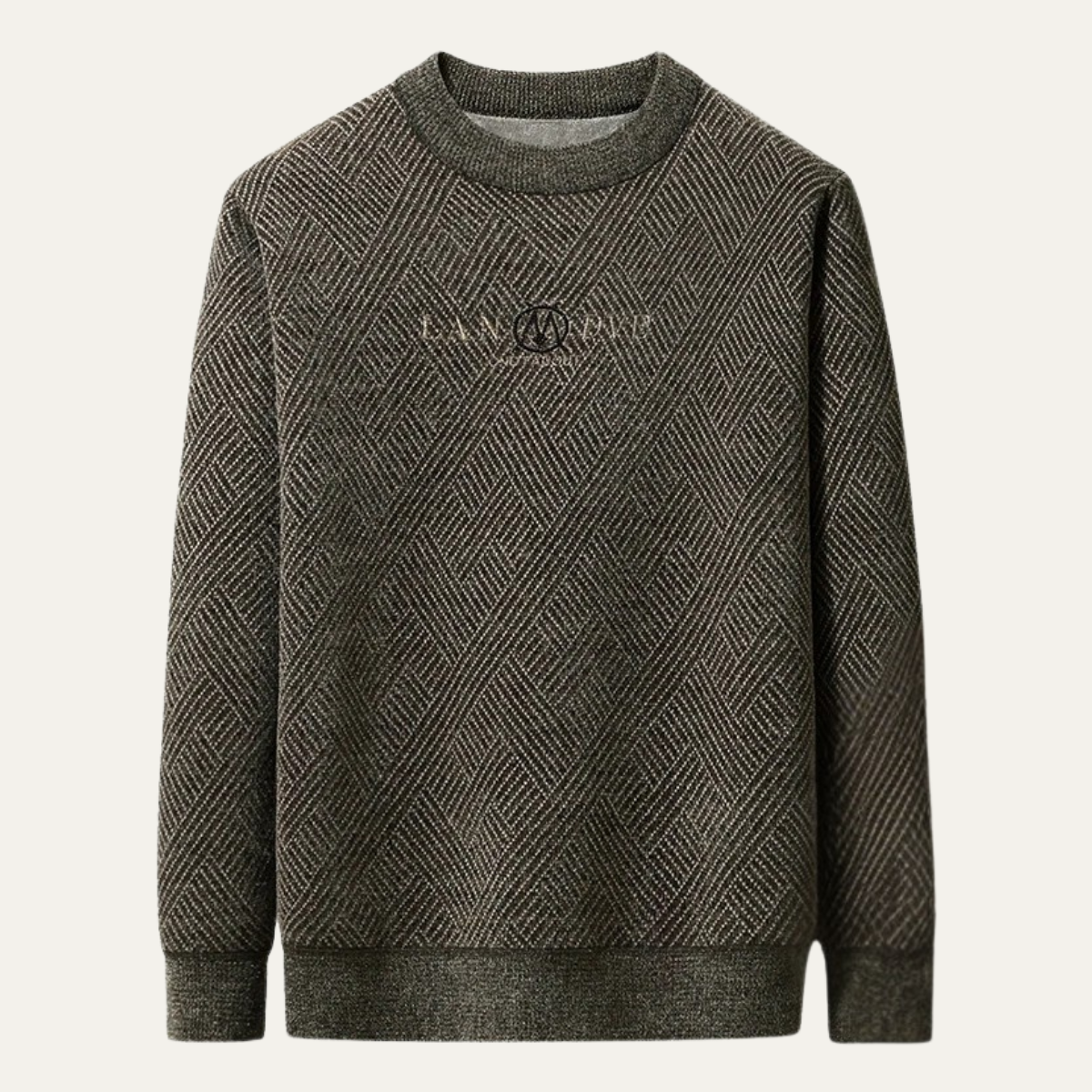 Men's Fleece Lined Sweater Winter - Fashinoza