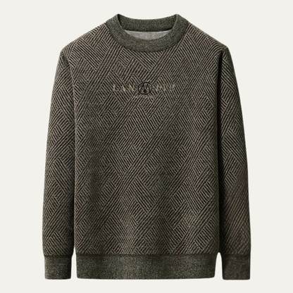 Men's Fleece Lined Sweater Winter - Fashinoza