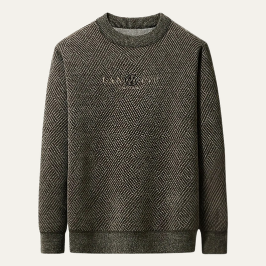Men's Fleece Lined Sweater Winter - Fashinoza