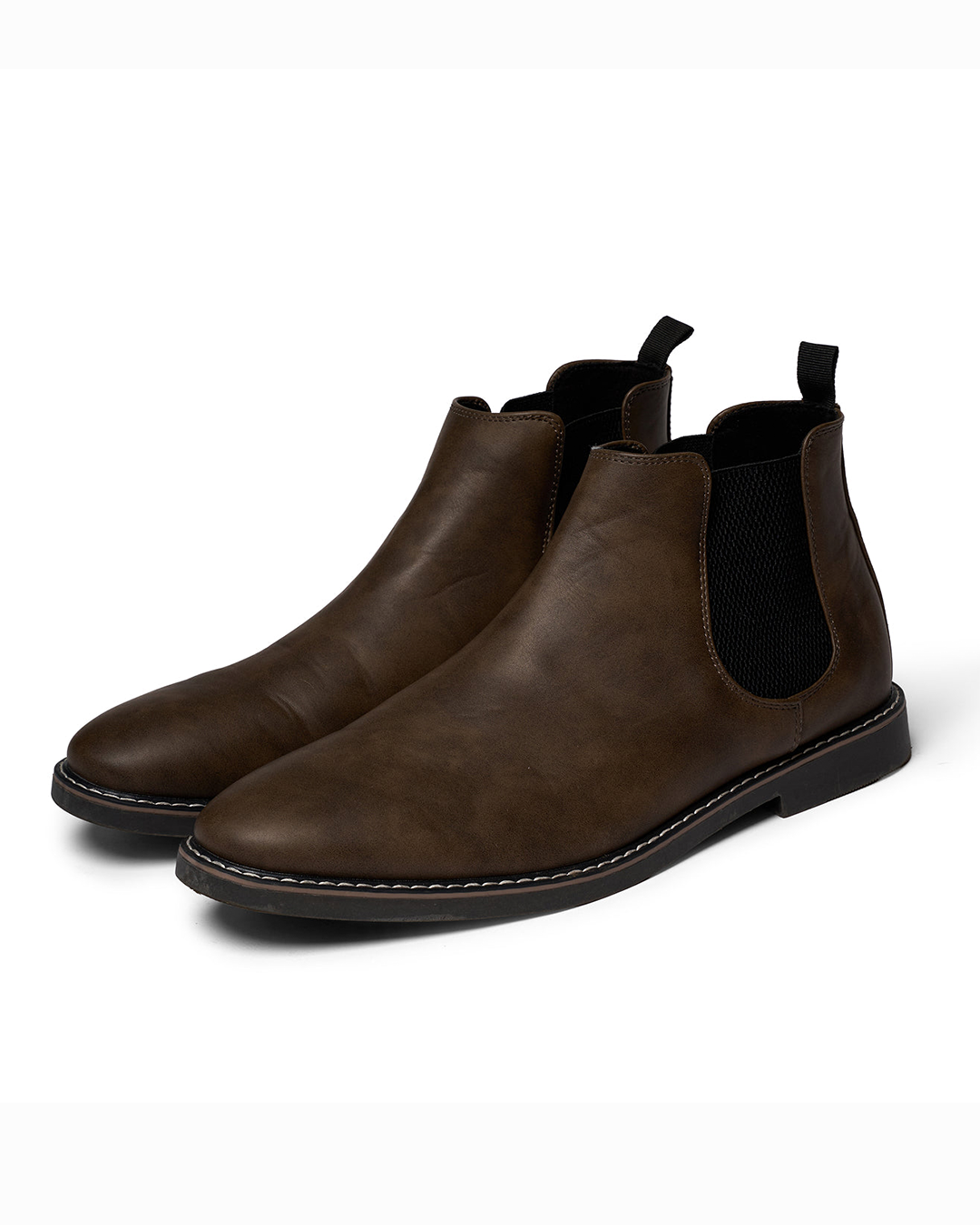 Men's Ankle Boots Elastic Sides - Fashinoza