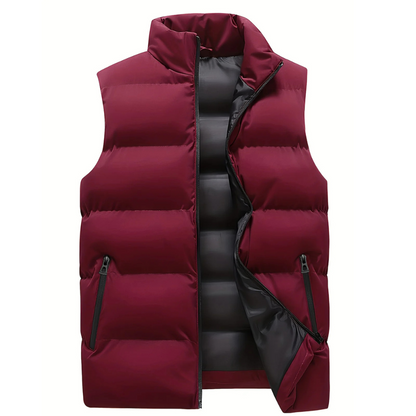 Evan | Men's Winter Puffer Sleeveless Jacket