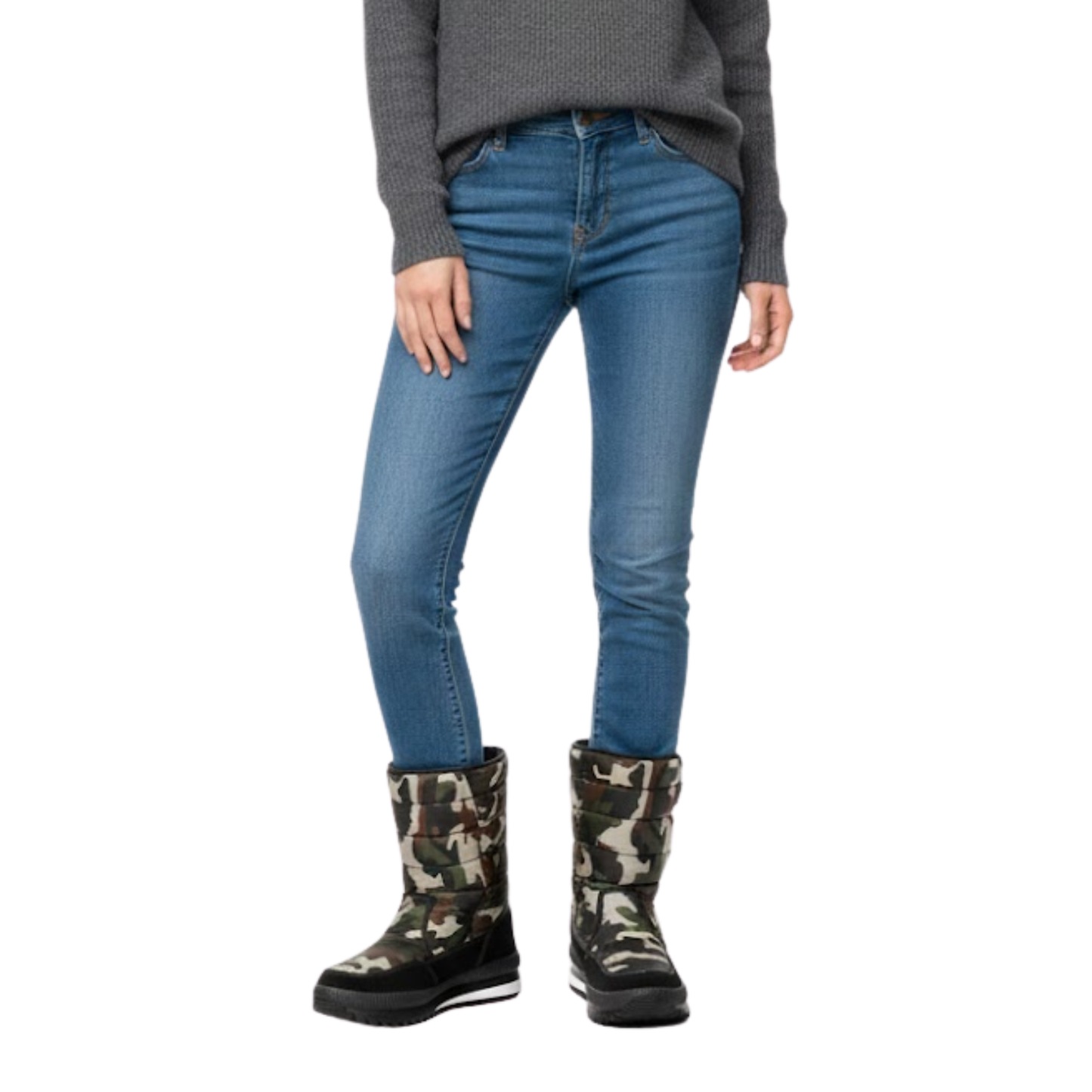 Women's Trendsetting Waterproof Platform Snow Boots Warm Thick Plush Winter Footwear
