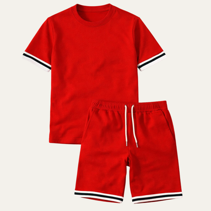 Men's Casual Summer Set T Shirt and Shorts - Fashinoza