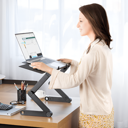 Adjustable Laptop Desk Stand Aluminum - Fashinoza
