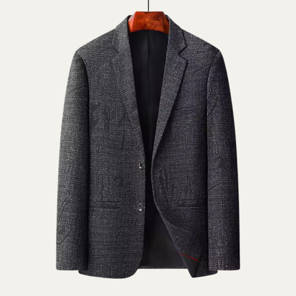 Men's Slim Fit Herringbone Blazer - Fashinoza