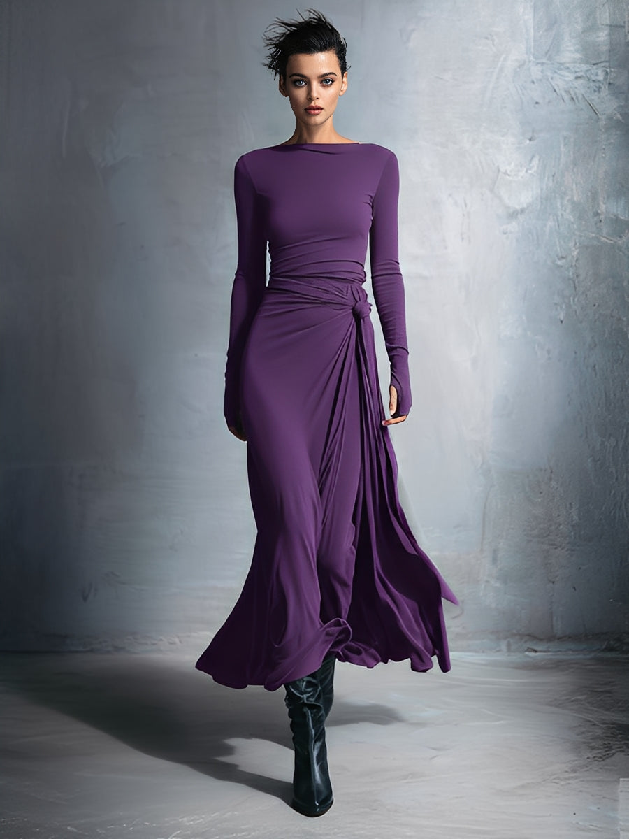 Women's Maxi Wrap Dress