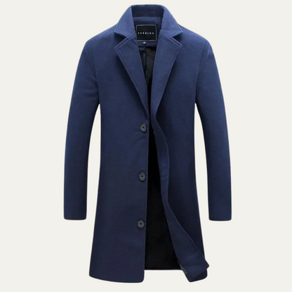 Men's Long Wool Smart Casual Coat