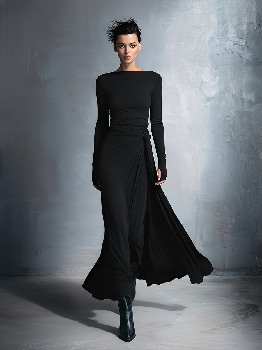 Women's Maxi Wrap Dress