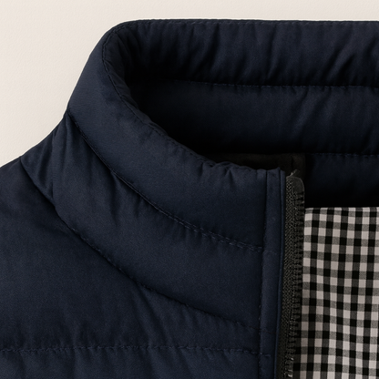 Men's Puffer Vest Quilted Black