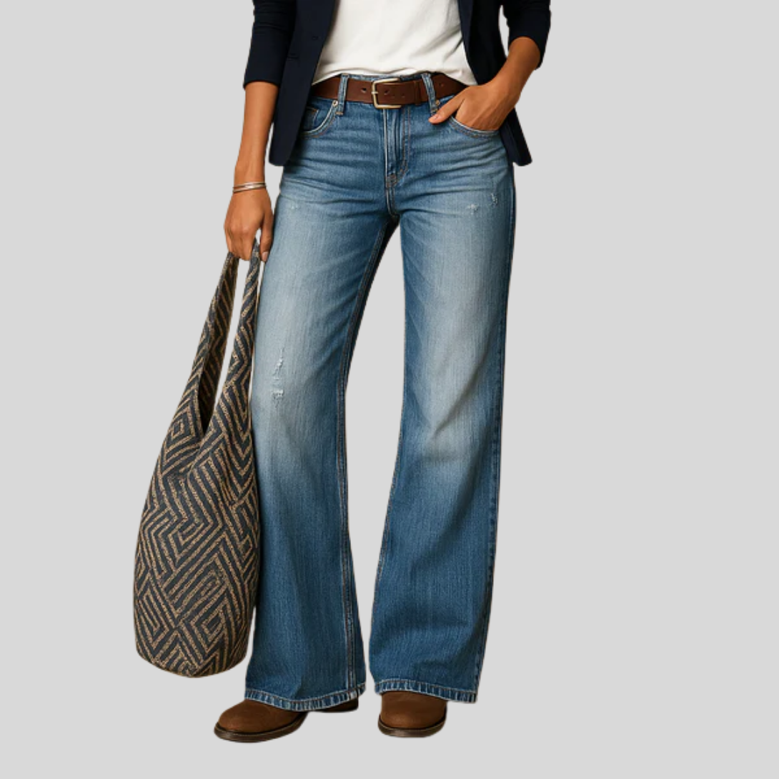 Women's Straight Cut Trousers - Fashinoza