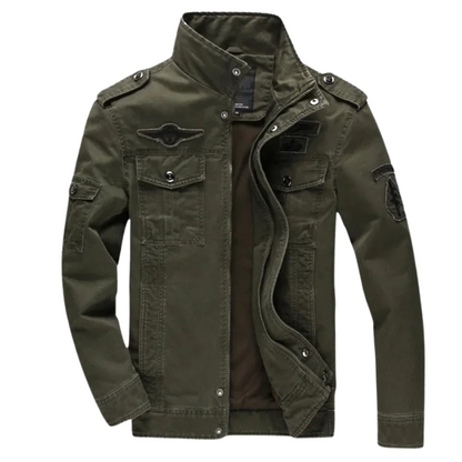 Men's Military Jacket Rugged Cotton