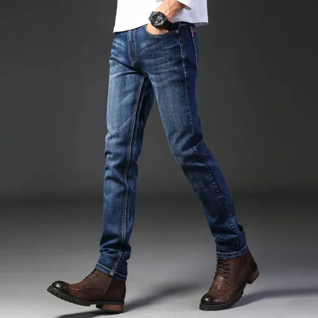 Slim Fit Travel Jeans - 
Fashinoza