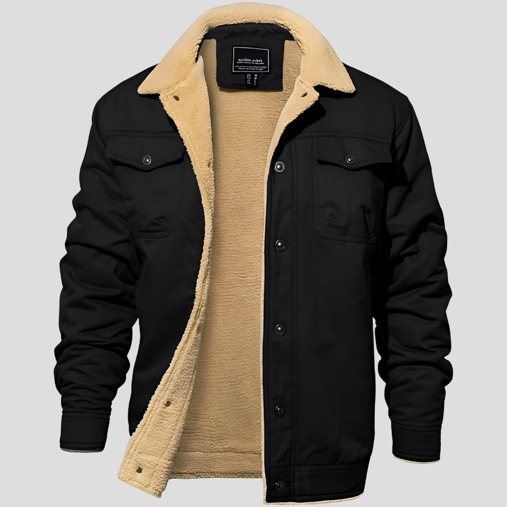 Men's Outdoor Jacket Warm Waterproof - Fashinoza