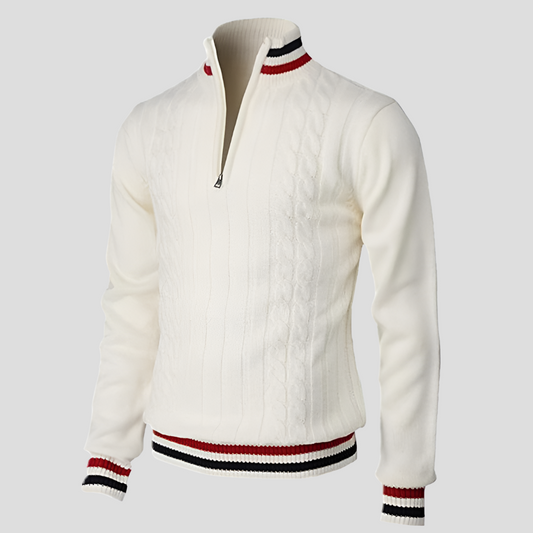 Men's Zipper Sweater - Fashinoza