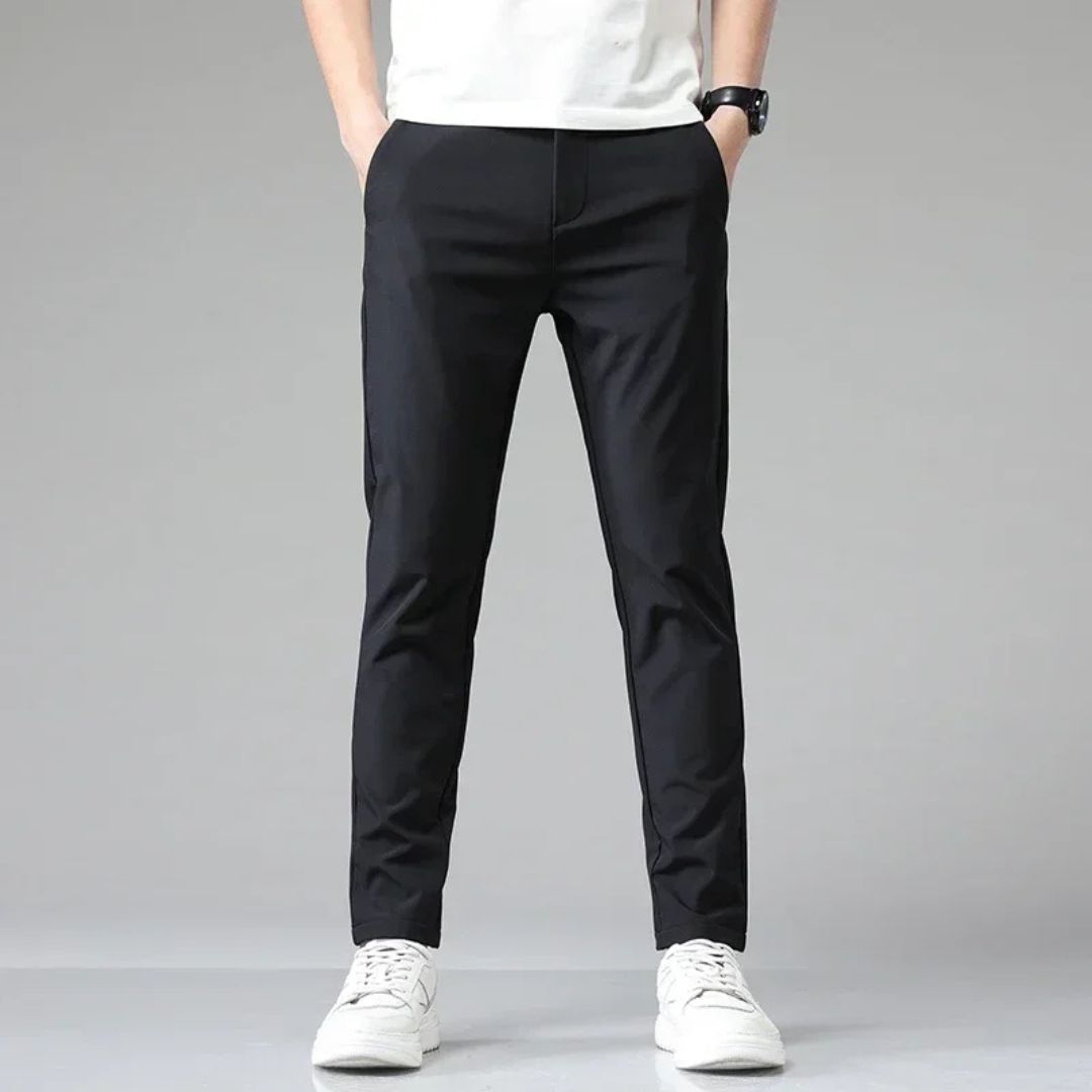 Men's Slim Fit Dress Pants Tapered Leg - Fashinoza