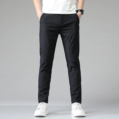Men's Slim Fit Dress Pants Tapered Leg - Fashinoza