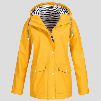 Women's Water Resistant Windbreaker Jacket - Fashinoza