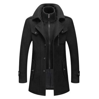 Emmanuel| Men Winter Tailored Long Coat