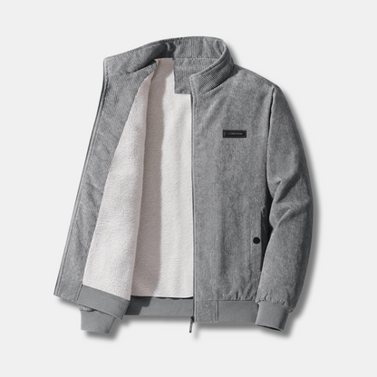 Corduroy Sherpa Jacket - Fashinoza