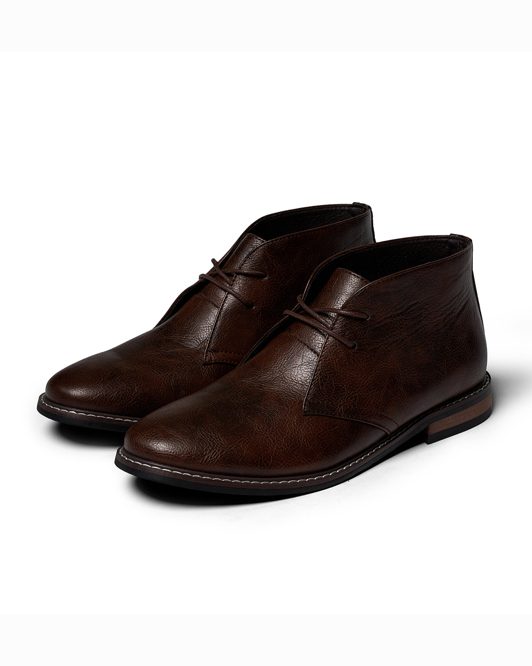 Men's Lace-Up Ankle Boots - Fashinoza