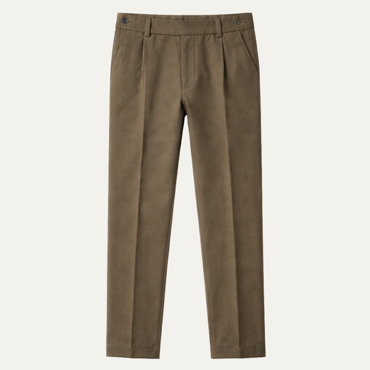 Men's Wool Business Pants Straight Leg - Fashinoza