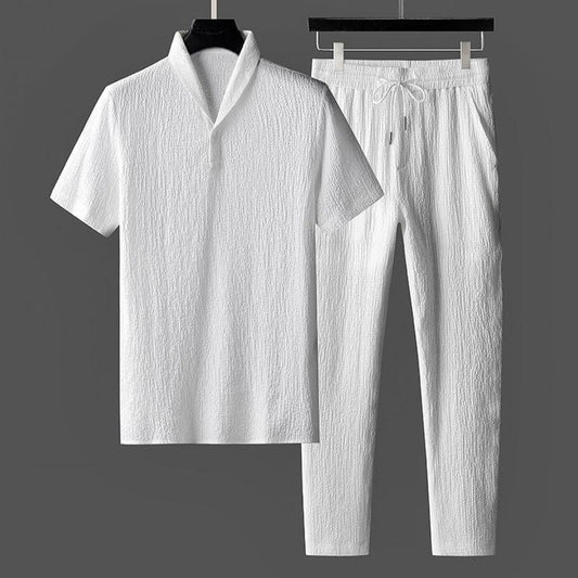 Linen Bed Sheet Set - 
Fashinoza