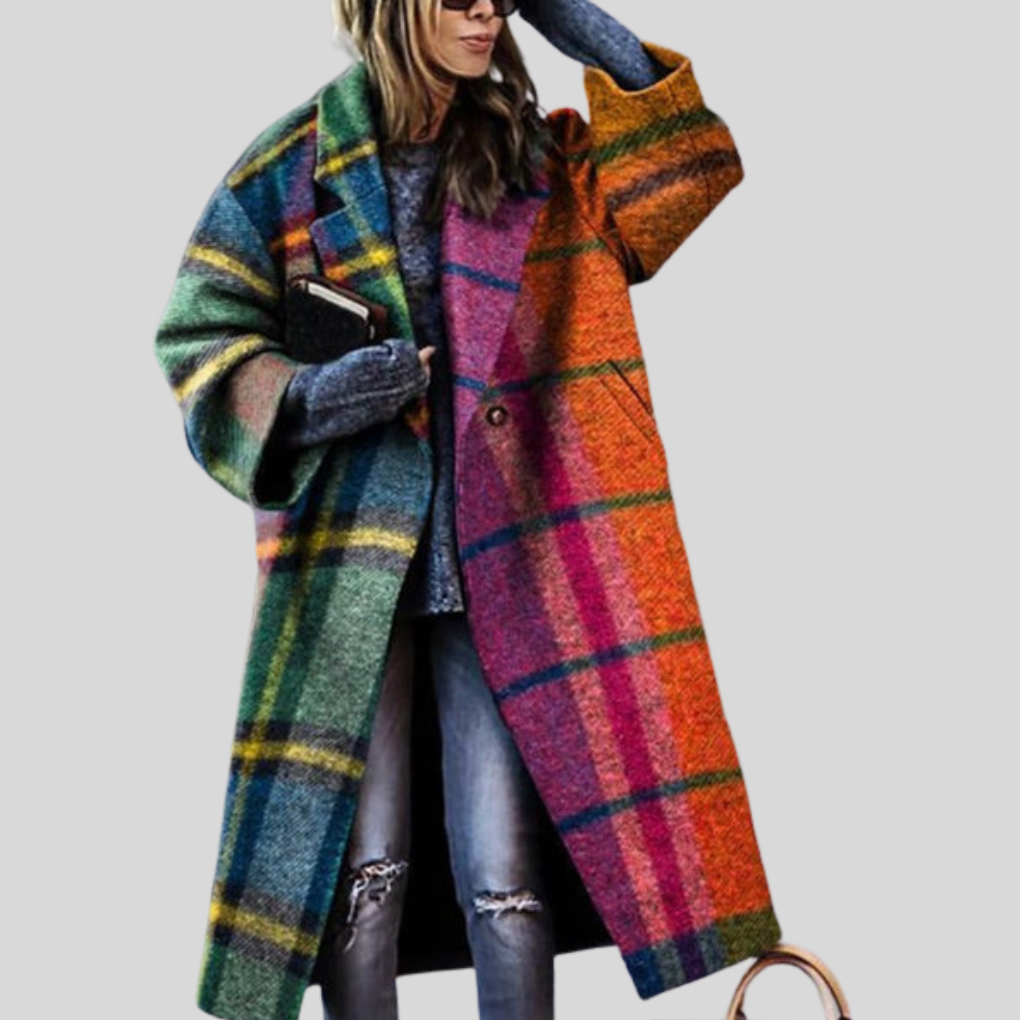 Women's Long Winter Coat Warm Layering Piece - Fashinoza