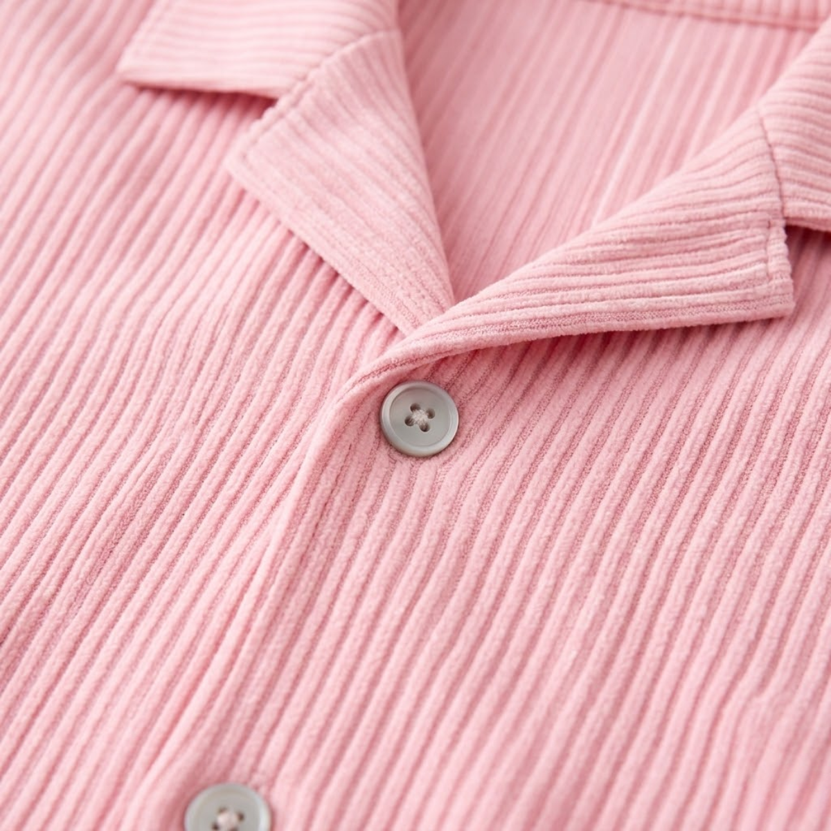 Men's Ribbed Summer Set Shirt And Shorts