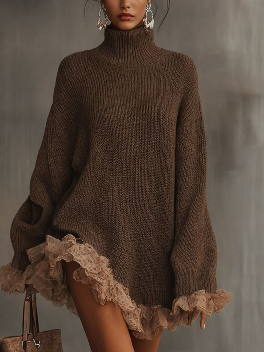 Women's Ruffled Dress - Fashinoza