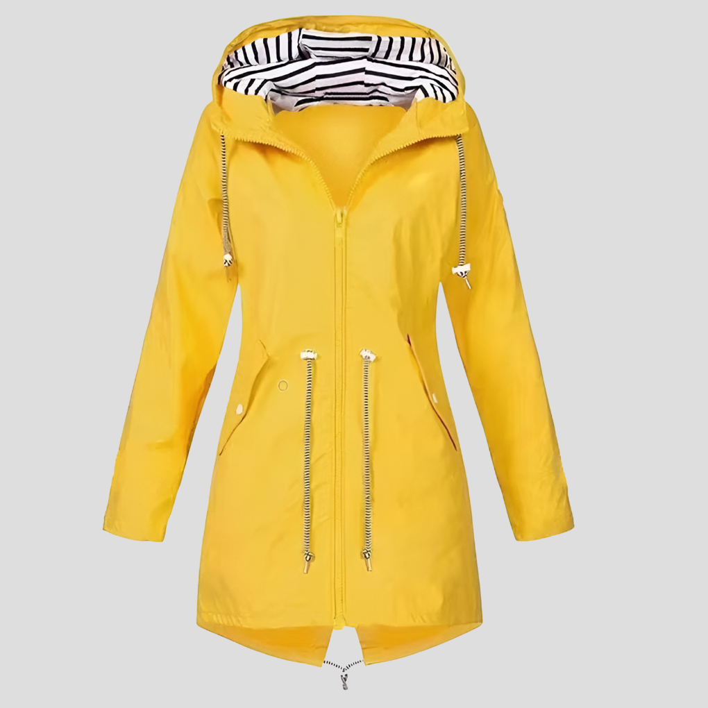 Women's Water-Resistant Hooded Parka Jacket - Fashinoza