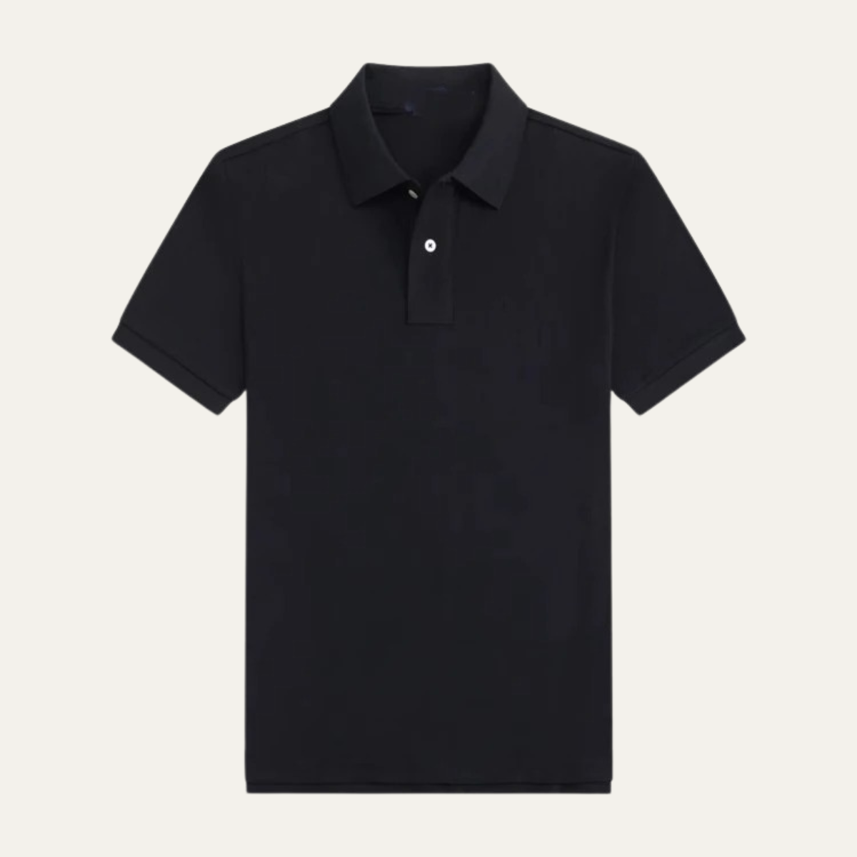 Men's Classic Polo Shirt Solid Relaxed Fit Cotton - Fashinoza