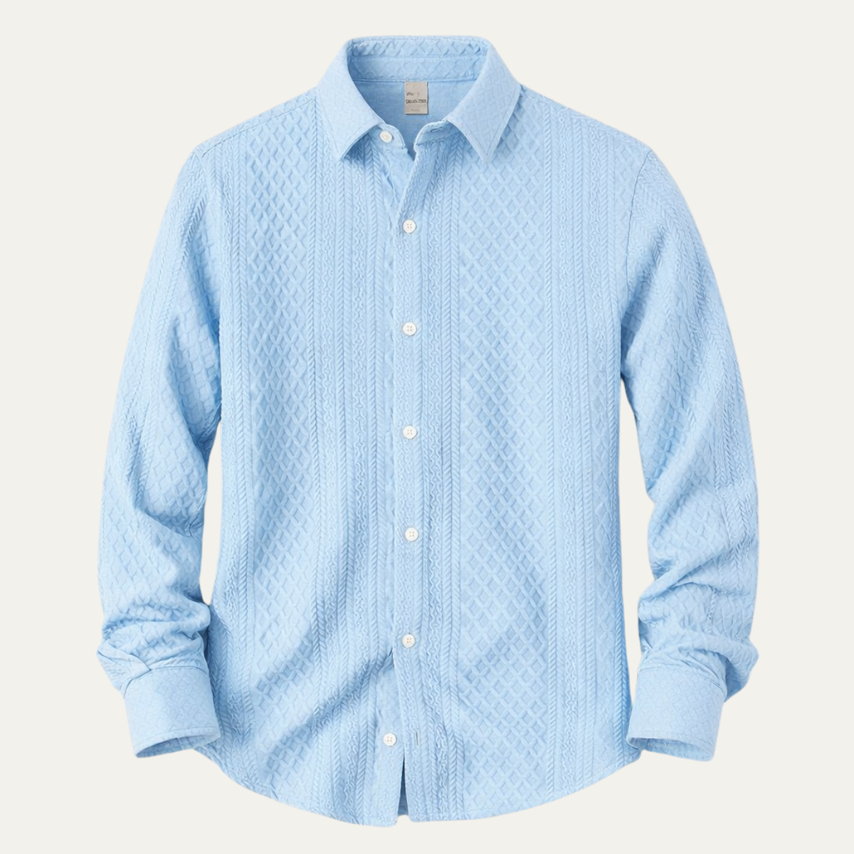 Men's Knit Business Shirt - Fashinoza