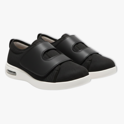 Elderly Women's Large Opening Casual Mesh Shoes