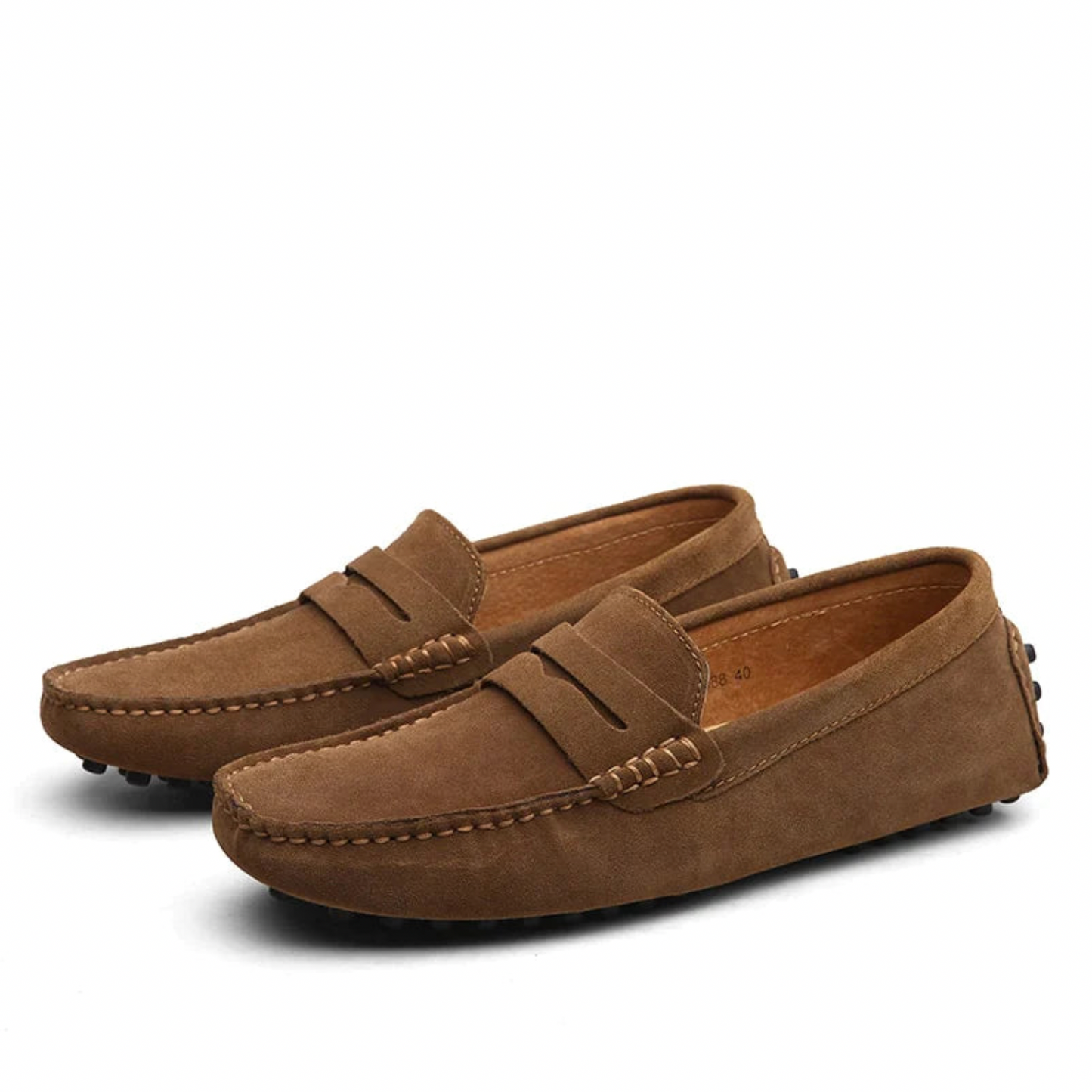 Hugo Men's Leather Loafers Brown