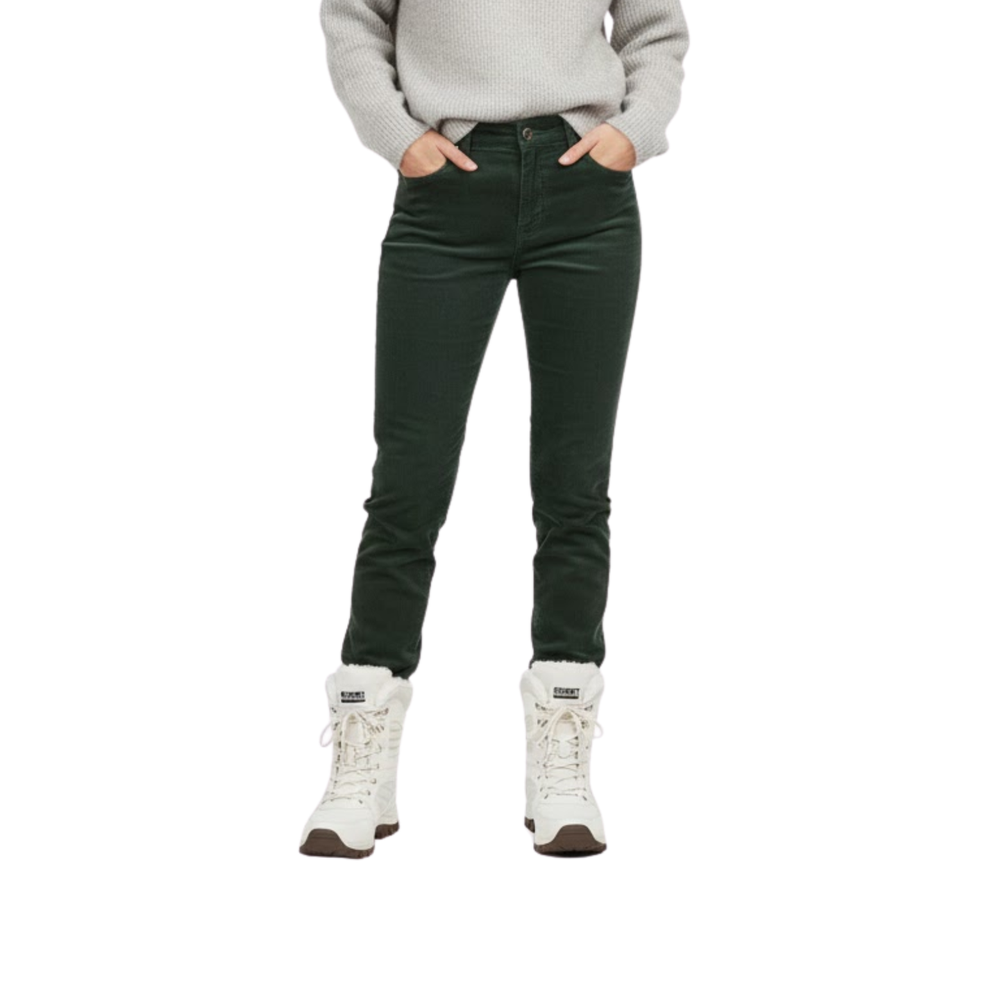 Women's Thermal Fleece Lined High Top Snow Boots Resilient Weatherproof Winter Booties