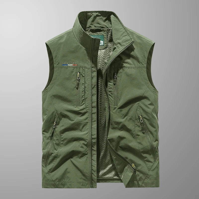 Men's Multi-Pocket Vest Breathable - Fashinoza