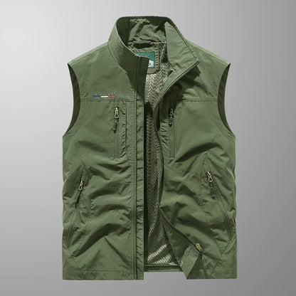 Men's Multi-Pocket Vest Breathable - Fashinoza
