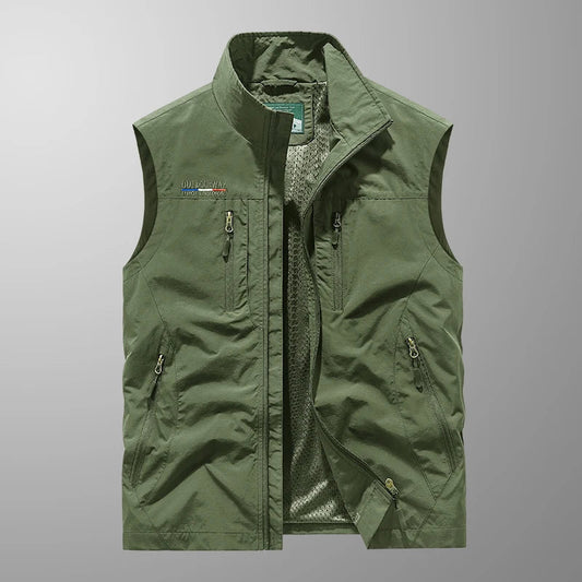 Men's Multi-Pocket Vest Breathable - Fashinoza