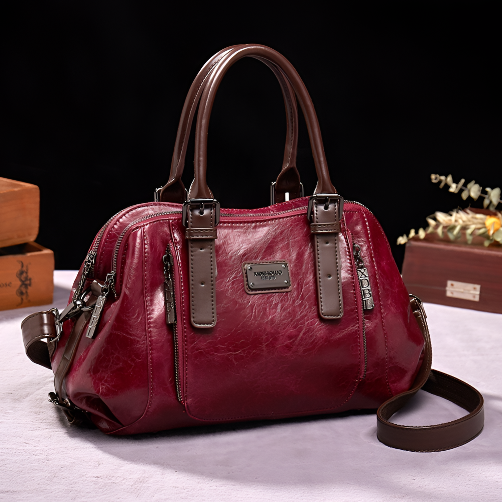 Women's Classic Leather Handbag
