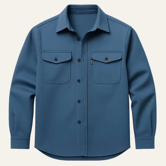 Men's Cotton Blend Button Up Shirt - Fashinoza