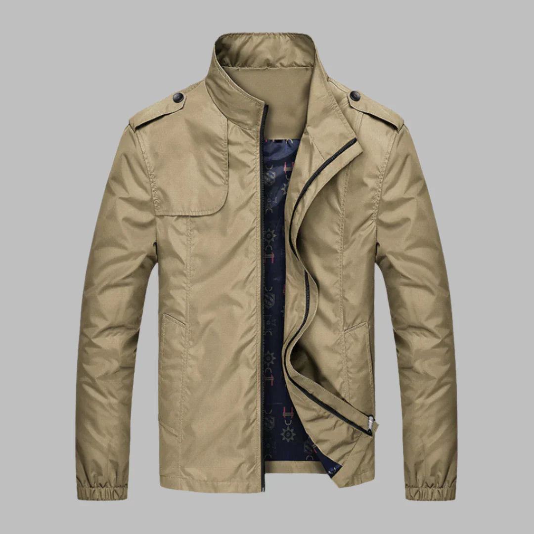 Men's Zip Up Casual Jacket - Fashinoza