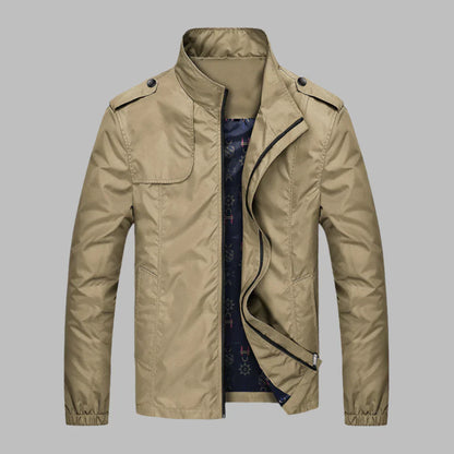 Men's Zip Up Casual Jacket - Fashinoza