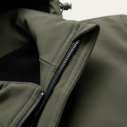 Men's Warm Hooded Jacket Modern Fit
