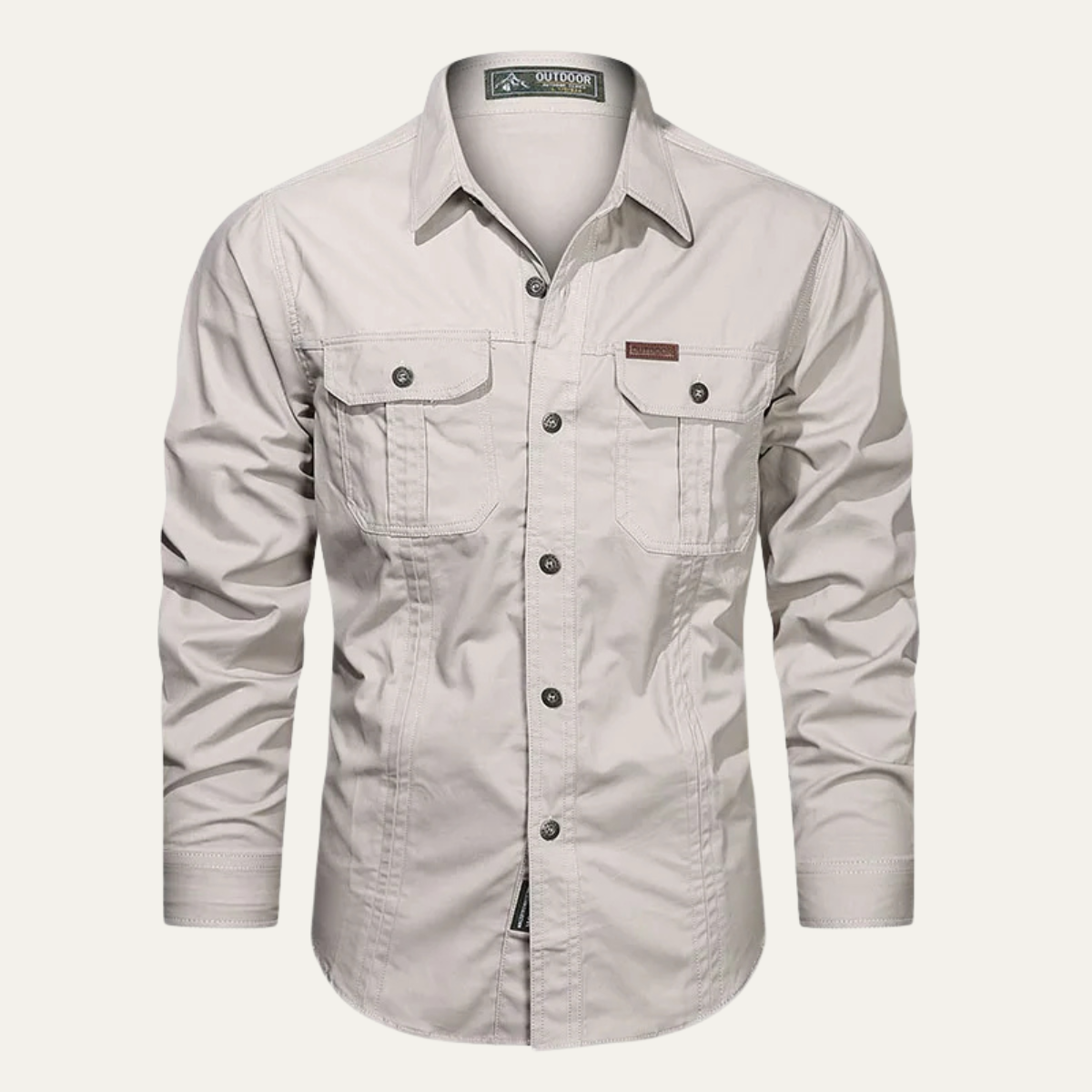 Men's Cotton Cargo Shirt - Fashinoza