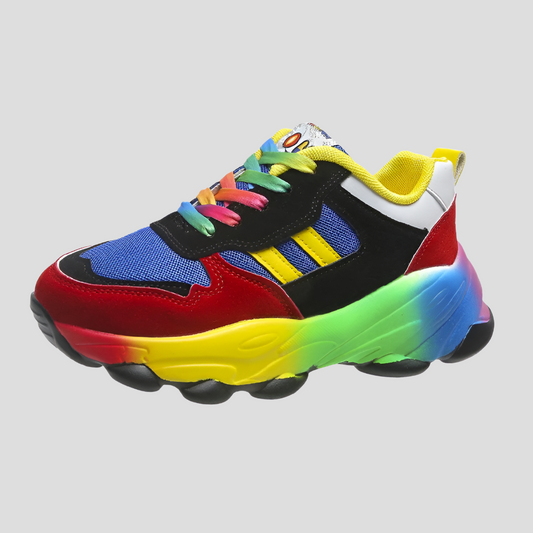 Women's Orthopedic Sneakers Colorful - Fashinoza